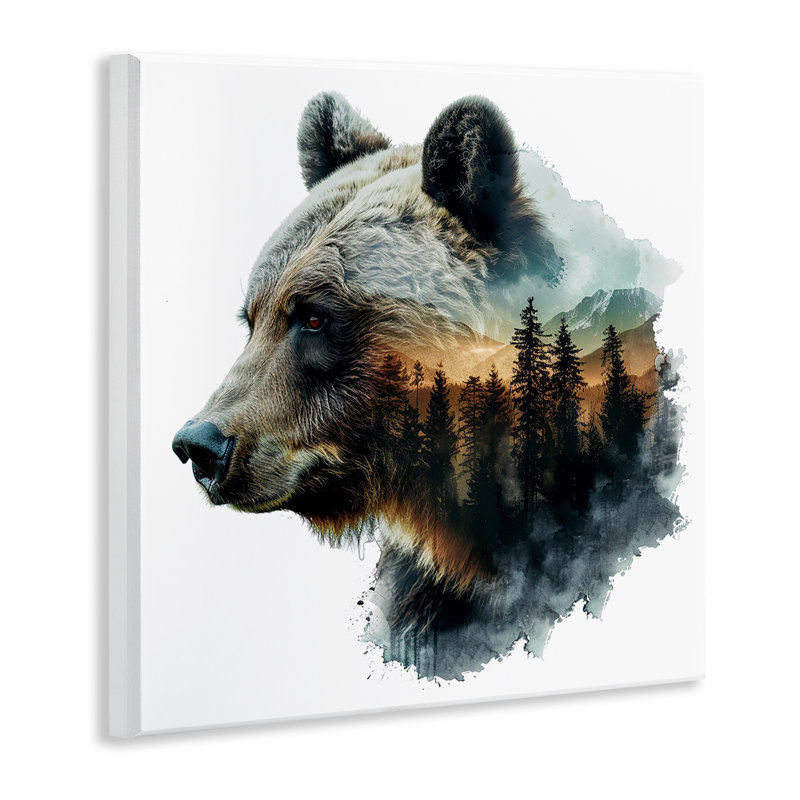  «Bear Woodland Silhouette» par LSR Design Studio