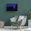 Art mural sur toile tendue - Royce Bair «Crescent Moonlit Night», art mural pour le salon, la chambre à coucher ou le bureau - 30 x 47