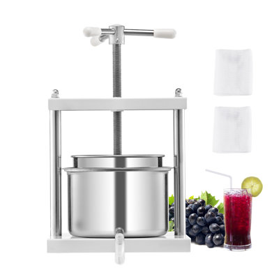 Pressoir manuel à vin pour la fabrication du vin 1,45 Gal / 5L