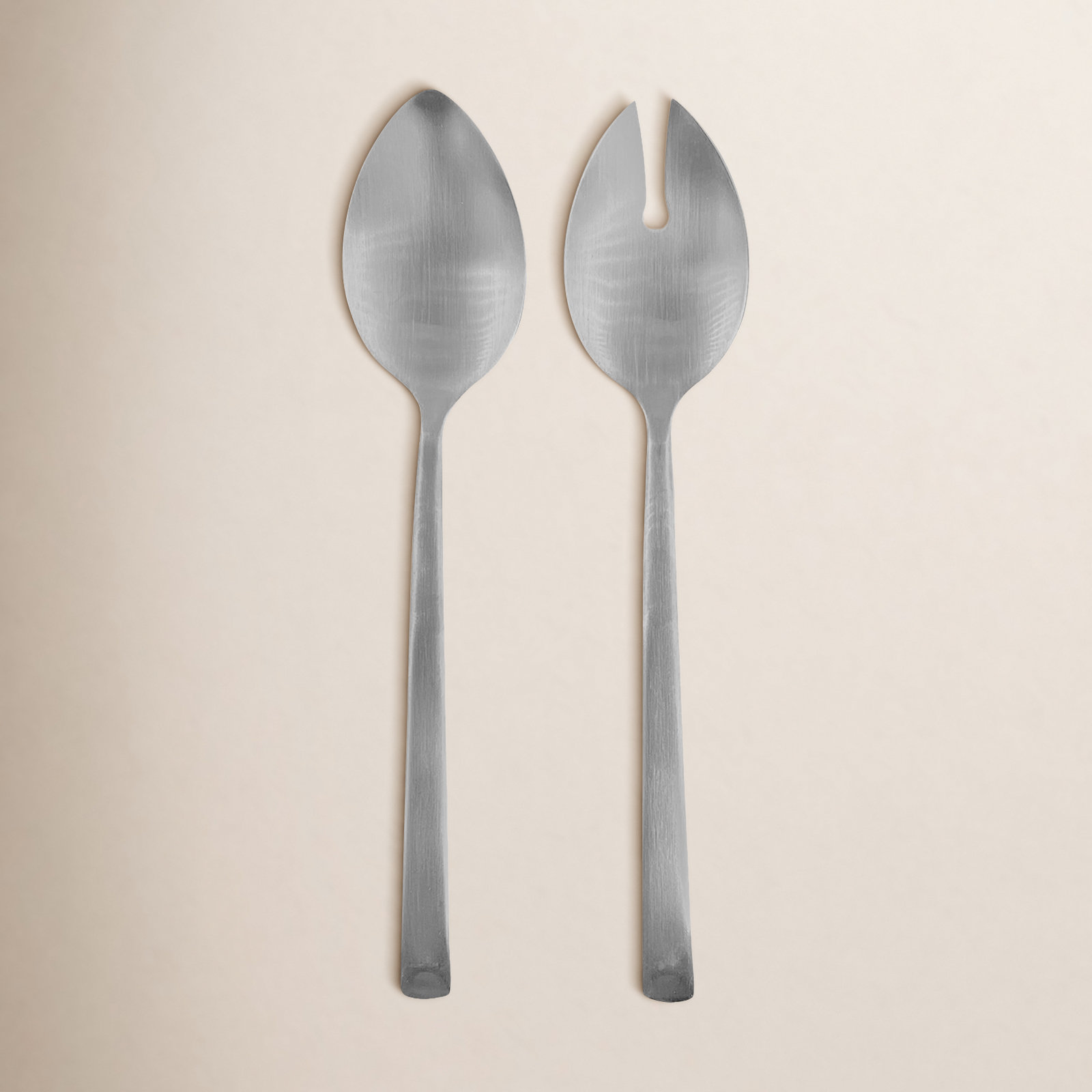Stainless Steel Salad Servers, Silver