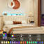 Lit plateforme tapissier Sophialynn-974531287-974531286