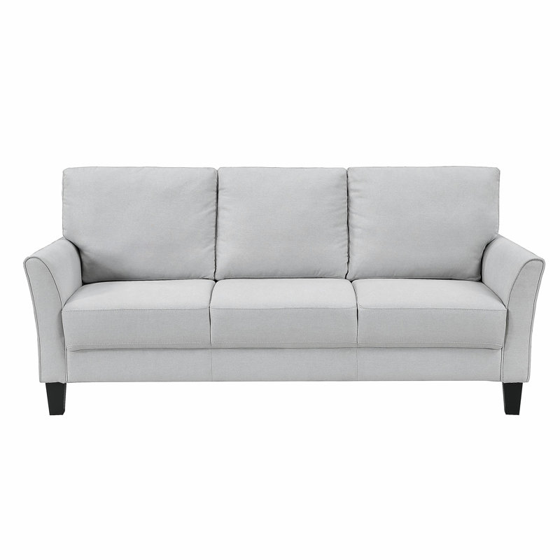 Canapé 3 places Modern, Gris, H 36,5 po x l 78,5 po x P 34 po