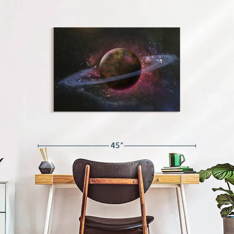Oberle Saturn Planet, 24" H x 36" W