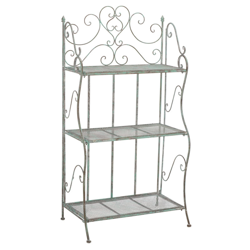 Torus Outdoor 3 Tier Shelf, Green