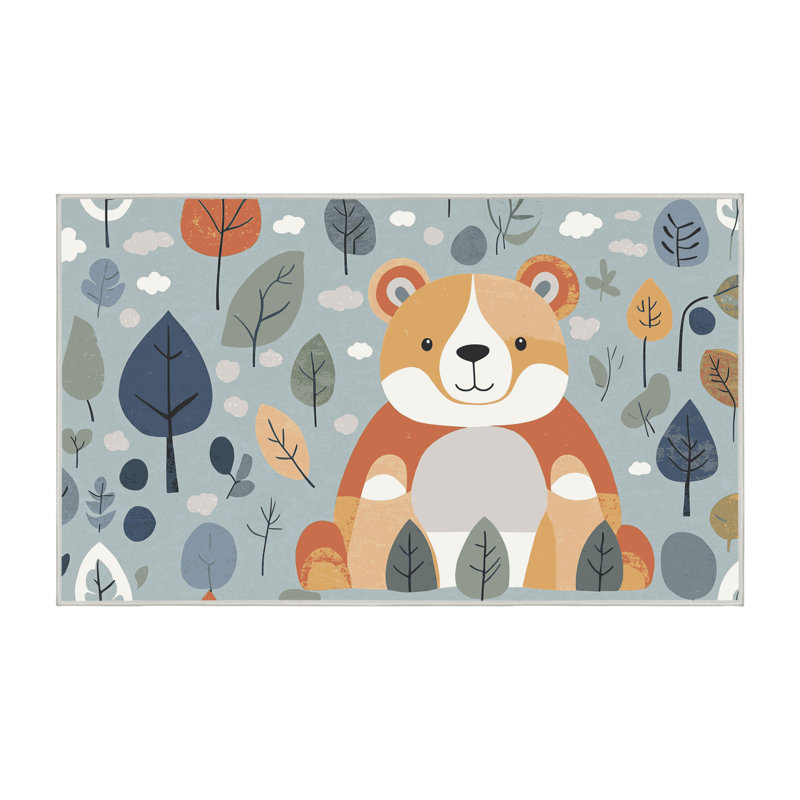 Tapis pour enfants East Urban Home, Rectangulaire 2 pi x 3 pi