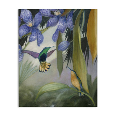Art mural sur toile Hummingbirds in Nature par Julia Purinton