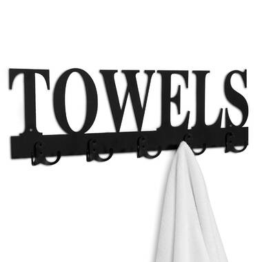 Wall Mounted Towel Rack MyGift