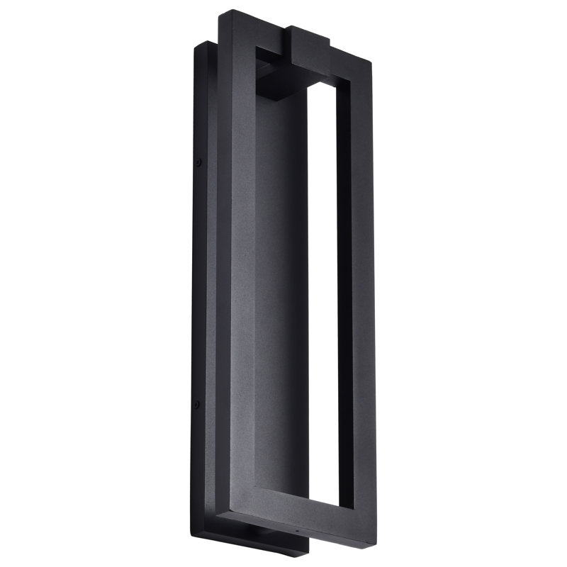 Crew LED Outdoor Sconce - Sand Black Finish, 40 W, 19.13'' H x 7'' W x 3.88'' D
