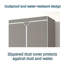 Armoire portative avec tringle à rideaux et 3 tiroirs, tissu non tissé