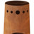 Bachet 50" Rust Patina Finish Steel Wood-Burning Chiminea with Wood Grate