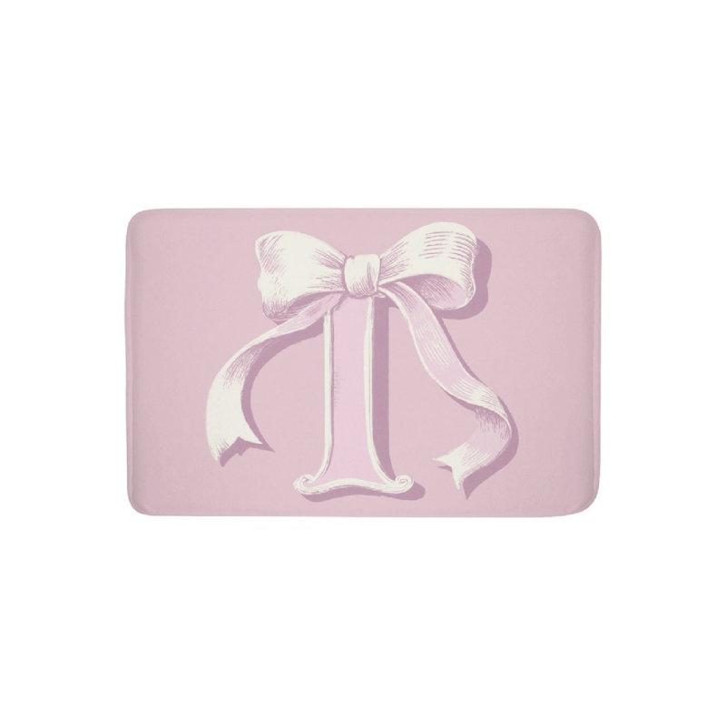 Tapis rose pour salle de bain