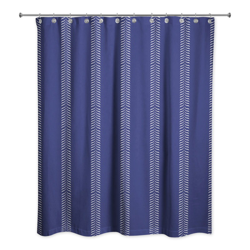 Kouture Shower Curtain, Navy