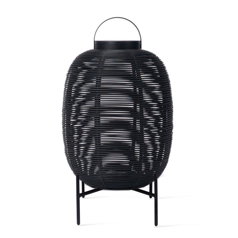 Tika LED Outdoor Wall Lantern, Camel, 27.17" H x 18.5" W x 18.5" D