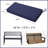 Outdooor Patio Chair Cushion 48"×18", High Density Foam Seat Cushion with Removable Waterproof Cover & Tie Straps,  Navy Blue,1 Pack-128965774-128965778