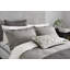 Kayah Woven Check Oxford Pillowcase Charcoal