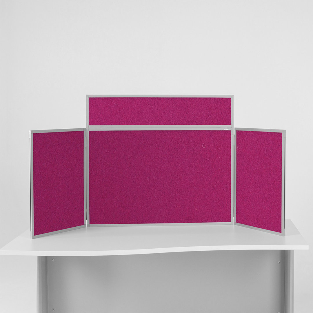 Free-Standing Reversible Bulletin Board 80cm H x 180cm W