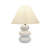 Kelsey 17.5" LED Bohemian Table Lamp With Cream Ceramic Base