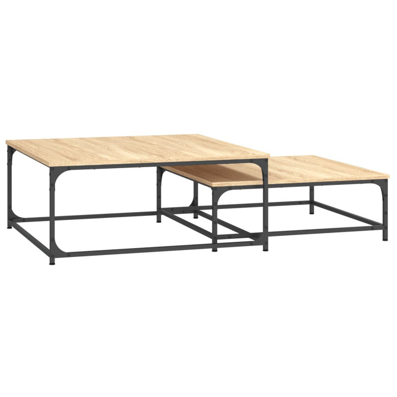 Terron Four Leg Coffee Table, Sonoma Oak