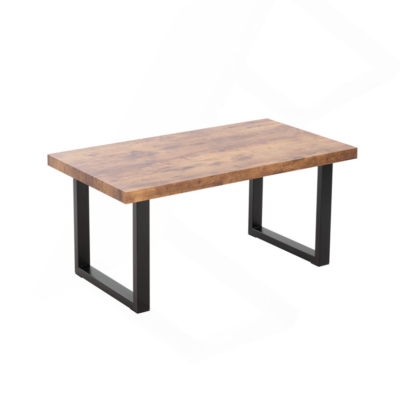 Coffee Table with Metal Legs