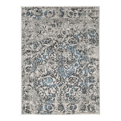 Sydney Vintage Abstract Synthetic Area Rug