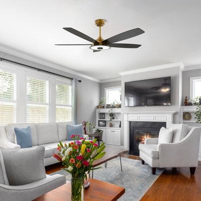 Gatha Ceiling Fan with LED Lights
