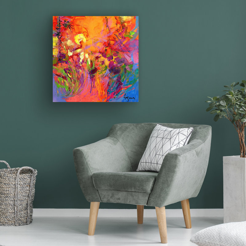 Dorothy Fagan Emblaze Me sur toile, H 35 po x l 35 po x P 2 po