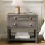 Table de chevet 25 po avec tiroir, tablette et plateau coulissant Avelyn-16127702-5378615