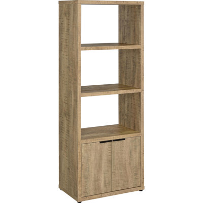 3 - Shelf, Engineered Wood, Media Tower, Mango Color, Open Display, Photos, Art Pieces, Concealed Cabinet, Extras, Odds And Ends Finish, Back Shelves, Art, Two Door Cords, Games