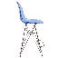 Tabouret de bar Juhani en acrylique moderne avec structure en acier chromé, tabouret fantôme sans dossier de 29,5 po de hauteur pour îlot de cuisine et table de pub, capacité de 300 lb robuste, siège en lucite transparent avec repose-pieds-1685343263