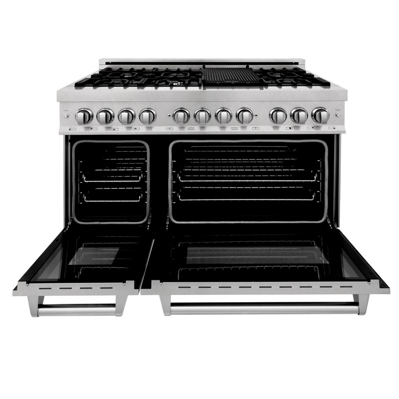 ZLINE 48" Legacy Dual Fuel Range, Black