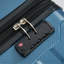 Valise à carreaux 28 pouces en ABS rigide, valise de voyage extensible durable avec roulettes, serrure TSA