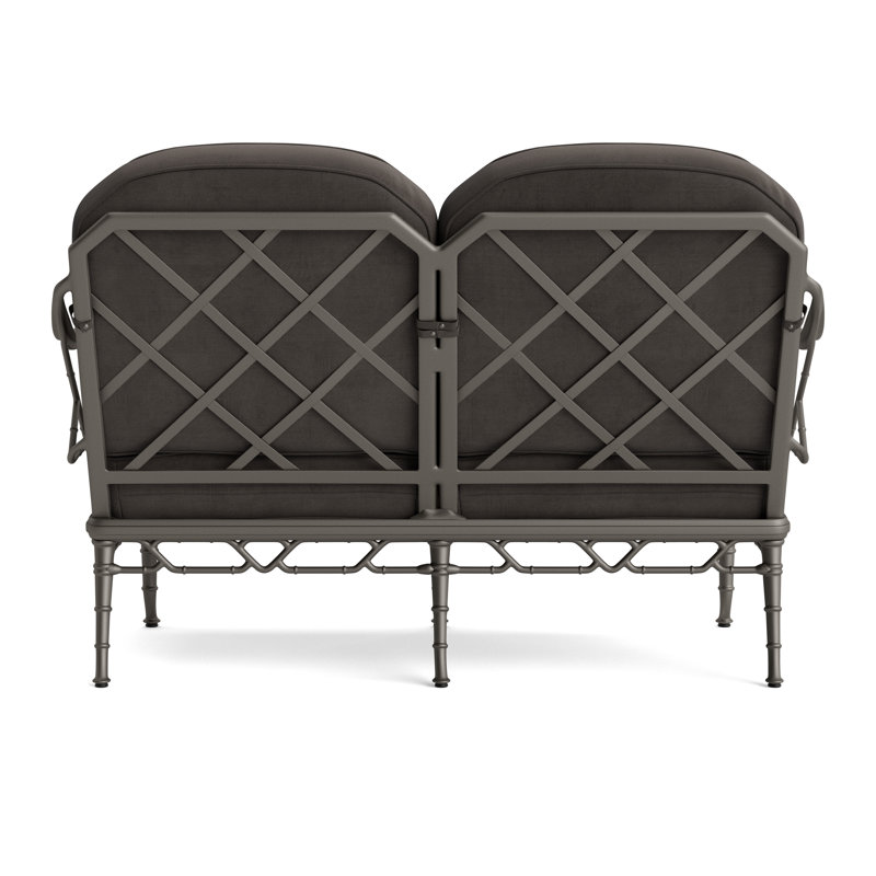 Calcutta Outdoor 2 - Seat Loveseat, Fusion Charcoal, Mica
