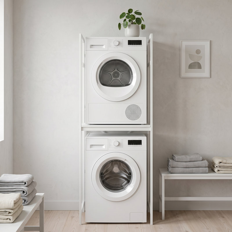 Armoire de machine à laver, Blanc