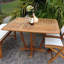 Table de salle à manger en bois massif Freeport