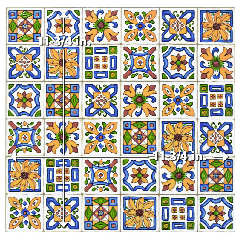 Techniker 12" x 12" Ceramic Field Tile