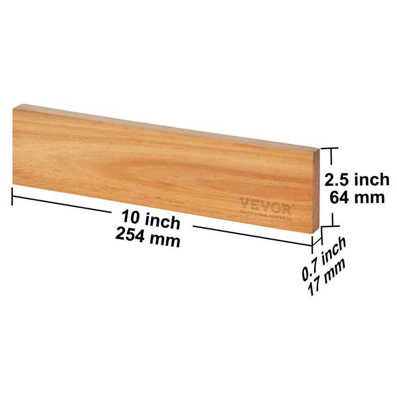 Bloc à couteaux magnétique VEVOR, 10"