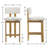 Upholstered Stool With Solid Wood Frame-1150270785