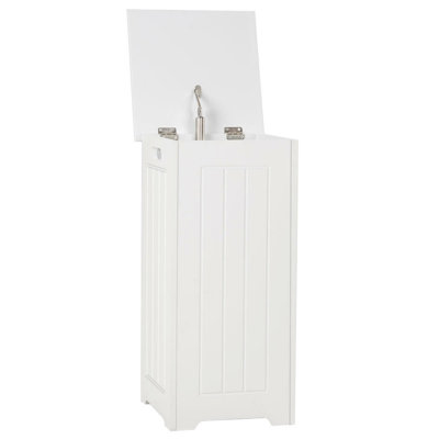 Wood Cabinet Laundry Hamper with Handles
