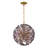 18.25'' Aged Brass Chandelier