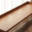Bureau d'écriture rectangulaire en bois massif brun-749177460
