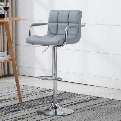 Gleneagles Swivel Upholstered Faux Leather Adjustable Height Counter Stool