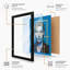 Grid Portrait In Blue Modern - Print-248509607-248509606