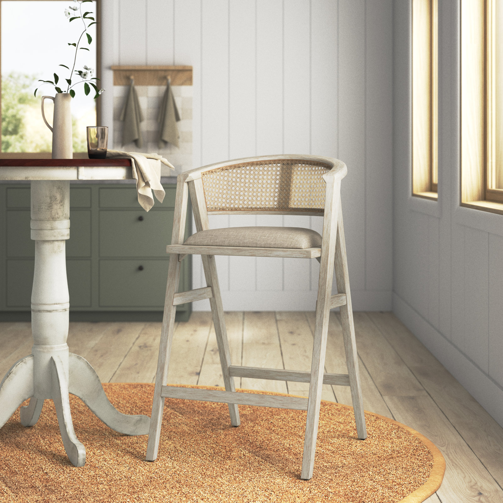 Melfort Bar Stool, Bar Stool (30.75" Seat Height)