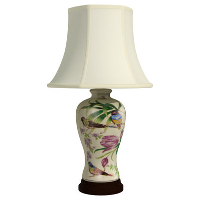 Floral  24.5" Table Lamp