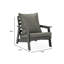 Chaise avec accoudoirs avec coussins amovibles Leisuremod-105511585