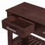 Élégante console d'entrée avec 4 tiroirs et 2 tablettes, convenant aux vestibules et aux salons-645055824