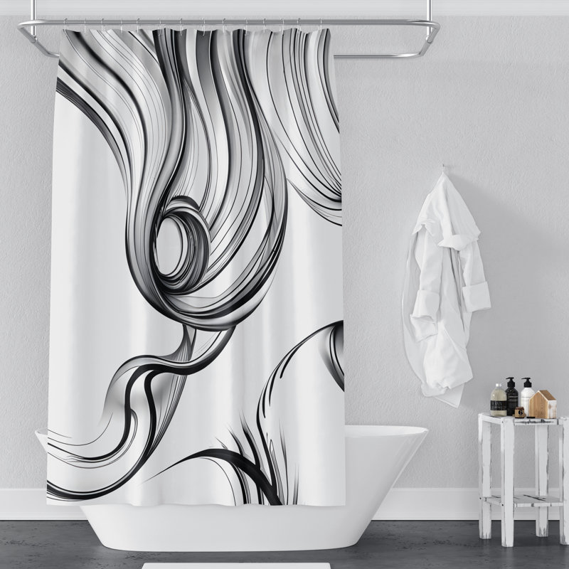Rideau de douche Cibecue, H 72 po x l 70 po