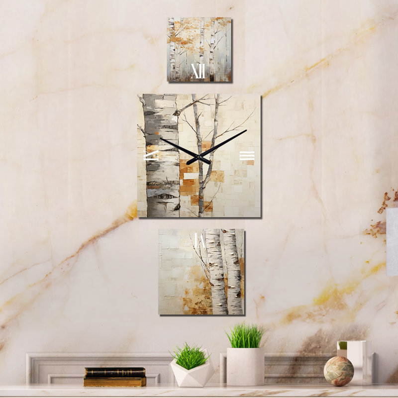 Grande horloge verticale Joanie - Trees