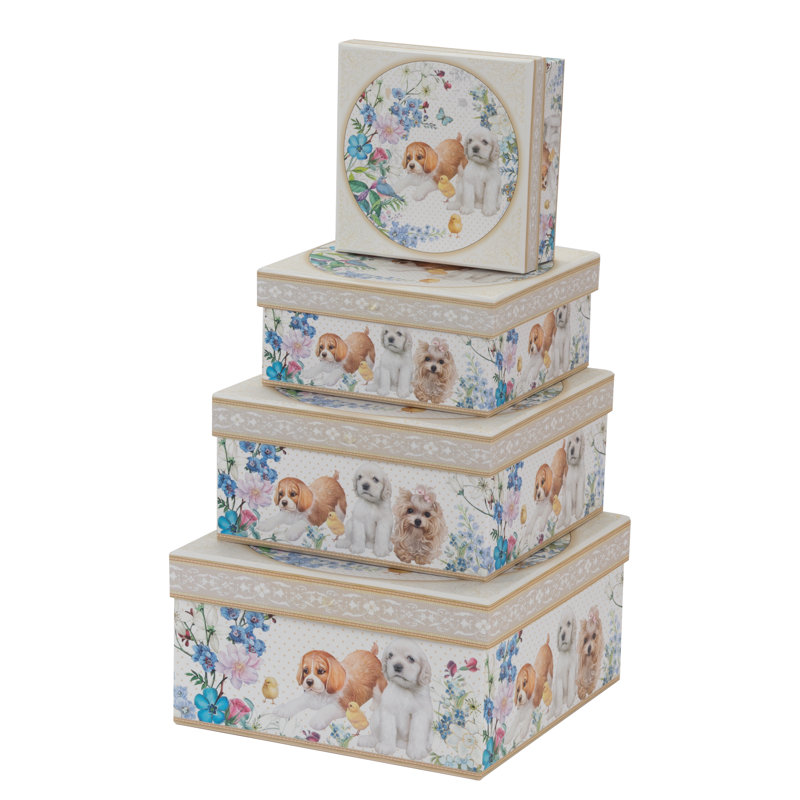 Fleur De Lis Living Decorative Bin