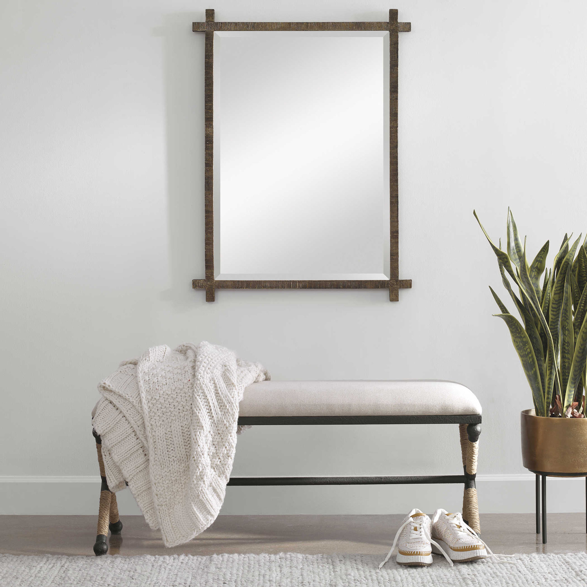 Cherise Accent Stool, Oatmeal Basketweave